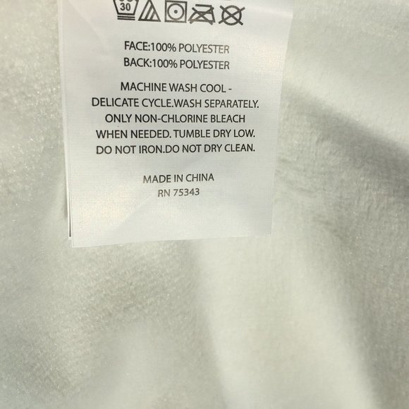 Rachel Ashwell Blue Pumpkin Faux Fur Throw Blanket Thanksgiving Fall Decor Soft - Picture 7 of 7